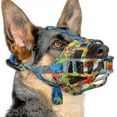thumbnail image 1 of Dog Muzzle, Silicone Basket Muzzle For Small Medium Large Dogs, Soft Cage Muzzle Prevent Biting Chewing, Allow Drinking Panting, Xi, 1 of 5