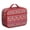Red-2, variant on Bohemian Lunch Bag – Artistic Vintage Fashion Thermal Box with Faded Rustic Design for School Use