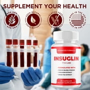 Insuglin Advanced Formula Blood Support for Health and Wellness 60 Capsules