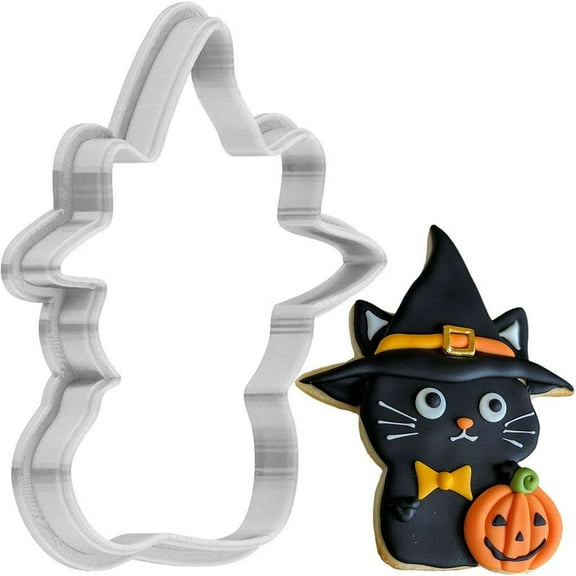 Halloween Cat Cookie Cutter 4 Inch Made in USA by WONDERTORY