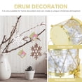 thumbnail image 4 of LOLIPPYY Set of 6 Plastic Drum Ornaments Christmas Decorations for Xmas Tree Hanging Pendants, 4 of 7