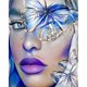 thumbnail image 1 of Cuadros Decorativos (DB7151) Pintura de diamante 5D DIY Mariposa Chica Diamante cuadrado Imagen de diamantes de imitación 20X30cm Ndcxsfigh Nuevos Originales, 1 of 1