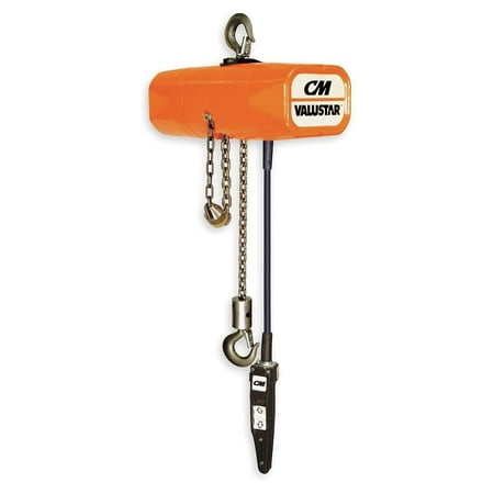 CM COLUMBUS MCKINNON 2407C 1 TON 115V VALUSTAR ELECTRIC CHAIN HOIST