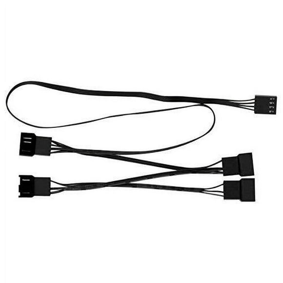 arctic pst cable rev. 2-4-pin pwm extension cable for up to 4 fans pc fans pwm splitter cable multi-fan connector fan splitter extension cable splitter y-splitter adapter pc - black