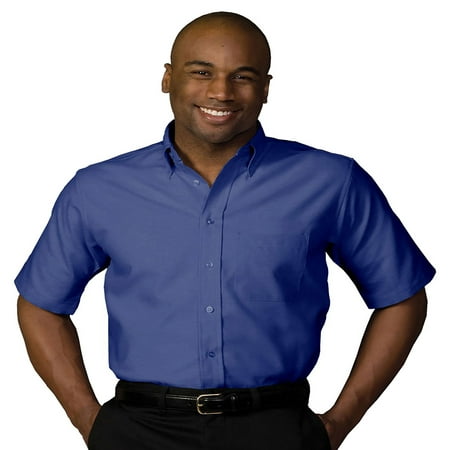 Edwards Men s Big And Tall Short Sleeve Oxford Shirt Style 1027
