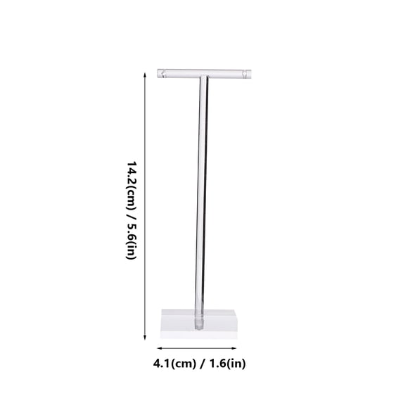 Earring Holder 1 Set 2pcs Acrylic Earring Storage Racks Jewelry Storage Racks Earring Organizer