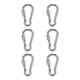 thumbnail image 2 of Spring Snap Hooks, Stainless Steel 6pcs Quick Connect Key Chain Link Buckle For Hiking, 2 of 8