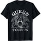 thumbnail image 1 of Queen Official Tour 75 - Camiseta con logotipo, 1 of 2