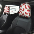 thumbnail image 2 of Kdxio Watermelon Pattern Print 2 Piece Car Head Rest Covers Set Auto Front/Rear Seats Headrest Cover Universal Fit Most Cars,Sedan, SUV, 2 of 9