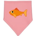 thumbnail image 2 of Inktastic Pet Goldfish Baby Bandana Bib, 2 of 4