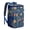Blue-57, variant on Rustic Farmhouse Floral Print Backpack Cooler, Leakproof Waterproof Insulated Lunch Bag, Country Garden Bloom Pattern for Picnic, Hiking