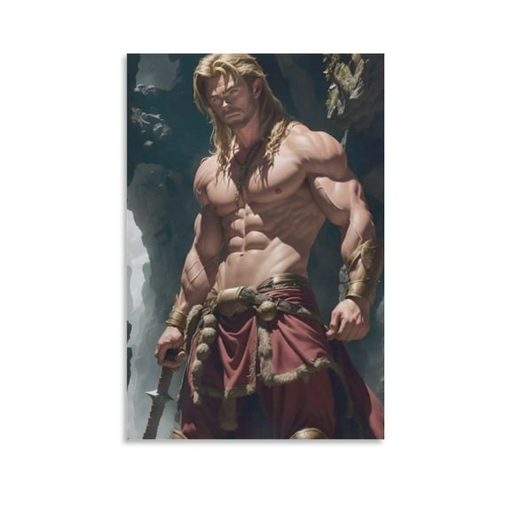 Chris Hemsworth Canvas Poster Artworks Canvas Poster Room Aesthetic Wall Art Prints Home Modern Decor Gifts 24x36inch(60x90cm)