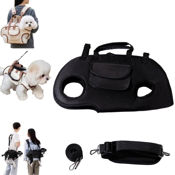 Dog Full Body Lift Harness, Multi-Functional Carry Sling with Traction Leash and Shoulder Strap for Daily Walks and Travel