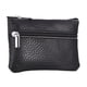 thumbnail image 1 of BRIGHTFUFU Mini bolso de cuero para monedas Monedero de moda Mini bolso de mano con cremallera (negro), 1 of 7