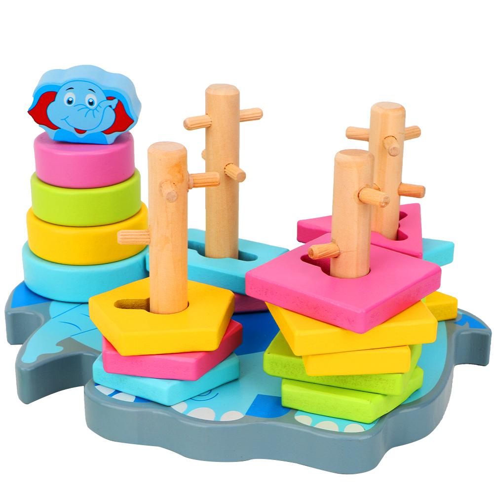 wooden stacking blocks children