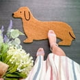 thumbnail image 1 of Linen Chest Dachshund Doormat, 1 of 2
