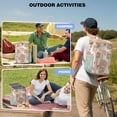 thumbnail image 4 of Travel Cooler Bag - Pioneer Flower Camping Beer Cooler Backpack with Bottle Opener- Waterproof Insulated Picnic Backpacks - Cooler Bag for Beach, 4 of 6