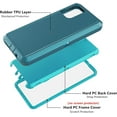 thumbnail image 2 of HSHDLDF Samsung Galaxy A71 4G Case, Samsung Galaxy A71 4G Case Soft TPU Hard PC Heavy Duty Shockproof 3 Layer Cover for Samsung Galaxy A71 4G (Lake Blue), 2 of 5