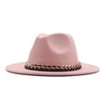 thumbnail image 3 of jiaxiM Wide Brim Fedora Hat for Men Women Modern Fedora Hat Wide Brim Design Comfortable Sun Hat for Men Women Daily Outfits, 3 of 3