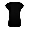 thumbnail image 2 of Build Your Brand T-Shirt à Épaules Prolongées pour Femmes, 2 of 2