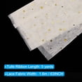 thumbnail image 2 of 5 Yards Tulle Fabric, 63inch Glitters Tulle Fabric Rolls Sequin Ribbon Netting Fabric Soft for Tutu Skirt Dress, Beige, 2 of 6