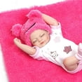 thumbnail image 2 of 28cm Mini Reborn Babies Appease Toys Vinilo de silicona Gemelos Reborn Baby para bebés, 2 of 7