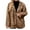 Coffee-01, variant on HTNBO Womens Long Faux Fur Coat Oversized Loose Winter Jackets Trendy Luxury Trench Coat Open Front Lapel Outerwear
