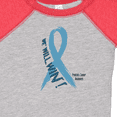 thumbnail image 4 of Inktastic We Will Win Against Prostate Cancer Ribbon Boys or Girls Baby Bodysuit, 4 of 5