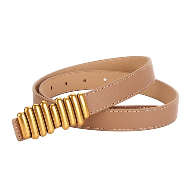 Sonducket Cinturón práctico y sencillo, accesorio imprescindible para mujeres modernas. Cinturones para mujer. Cinturones caqui