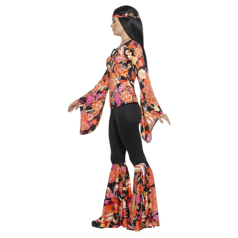 60s Willow The Hippie Costume Adult Multi Coloured 60s Willow The Hippie Costume Adult Multi Coloured