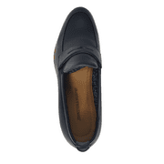 Johnston Murphy Mens Haywood Penny Loafers Leather Black 7.5 M US 6.5 UK 40 EU