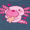 thumbnail image 3 of Instant Message - Axolotl Loves Ice Cream - Toddler & Youth Girls Fleece Dress, 3 of 6