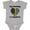 AC-Heather Grey, variant on Inktastic Dispatcher Mom Emergency Gold Line Flag Boys or Girls Baby Bodysuit