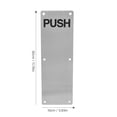 thumbnail image 4 of Plaques de Poussée Durables pour Portes Internes 11.79x3.93 Po, 4 of 8