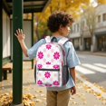 thumbnail image 6 of Pioneer Flower Floral Print Pattern 17" School Backpacks for Teens,Waterproof Oxford Fabric,S-Shape Padded Straps for School,Travel,Hiking,Camping, 6 of 6