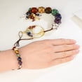 thumbnail image 4 of Set de pulseras de cristal iStone de 7 chakras con adorno colgante, 4 of 7