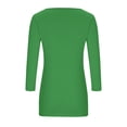 thumbnail image 6 of Kezqiaxn 3/4 Length Sleeve Womens Tops Summer Square Neckline Work Shirts Blouses for Women Dressy Casual Plus Size Fashion, 6 of 7