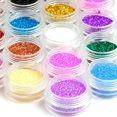 45 Colors Eyeshadow Makeup Nail Art Pigment Glitter Dust Powder Set
