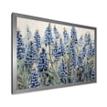 thumbnail image 2 of Designart "Enchanted Blue Bonnet Fields II" Blue Bonnets Picture Framed Canvas Art Print, 2 of 5