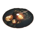 thumbnail image 2 of Bingfone Christmas Tree Skirt Mat Christmas Decoration Interior 36"-Creative Poker, 2 of 8