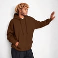 thumbnail image 7 of Nestiefly Mens Cotton Hooded Fashion Long Sleeve Hoodies Casual Drawstring with Pockets Pullover Sweatshirt for Men 2026 Coffee 2XL, 7 of 7