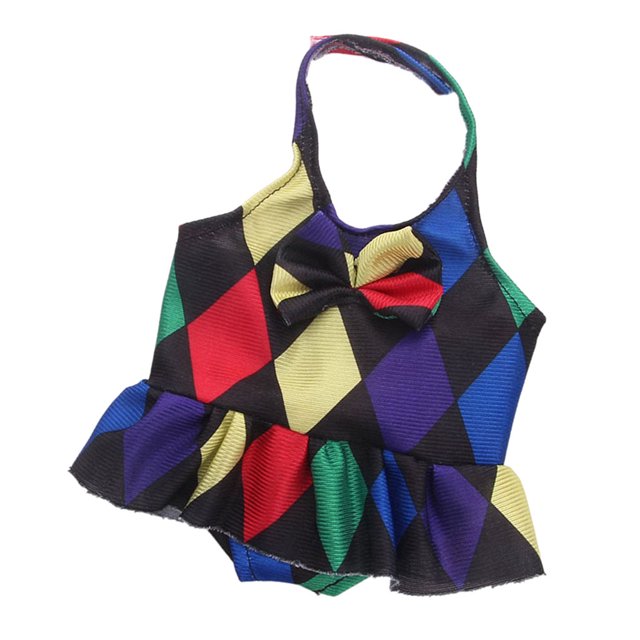 Preciosa Accesorios Fahsion para Acción Femenina 18 inch - Azul + blanco Sunnimix Traje de baño muñeca traje de baño