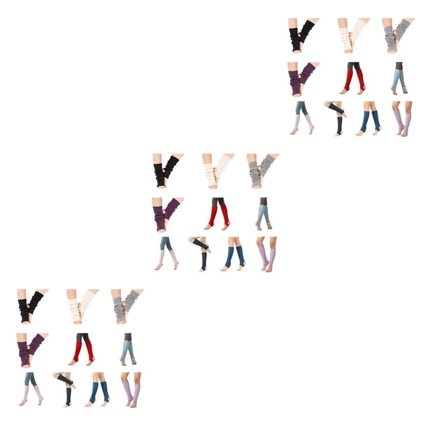 Jumpingount 1 par de calcetines latinos de moda para mujer, ropa de baile para Fitness para mujer, calcetines para caminar de punto de sección larga para Type5 NO5 Jumpingount CBP049029