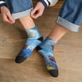 thumbnail image 3 of Pofeuu Dandelion Hot Air Balloon Print 30cm Socks, Adult Running Hiking Socks for Youth and Adult, 3 of 7