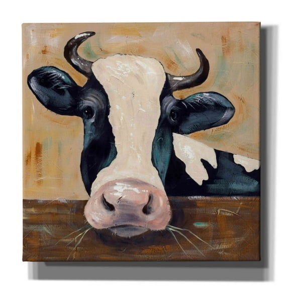 Epic Graffiti 'Farm Life-Gunther' by Jade Reynolds, Canvas Wall Art, 37"x37"