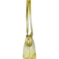 thumbnail image 4 of Sishka Womens Hand Painted Lemon Yellow Leather Shoulder Bag – Stylish Bag for Work, Travel & Daily Use, 4 of 7
