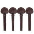 thumbnail image 1 of Miangastore 4PCS Ebony Wood Violin Tuning Pegs String Instrument Accessories for Fiddler Replacement (4/4), 1 of 8