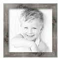 thumbnail image 2 of ArtToFrames 13" x 13" Winter White Barnwood 1.5 Inch Picture Frame, 13x13 inch Brown MDF Poster Frame (WOM-4661),  Pack, 2 of 7