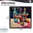 thumbnail image 4 of Stupell Industries Glam Artsy Cocktails of Every Sip Black Floating Frame Canvas Art, 18 x 18, by Lazar Studio, 4 of 8