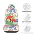 thumbnail image 4 of Fotbe Mushroom and Frogs Funda para Asiento de Auto con Estampado – Impermeable y Antisudor – Ajuste Universal, Lavable a Máquina, Antideslizante (1 Pieza), 4 of 5